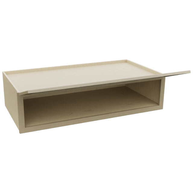 Fabuwood Galaxy Desert Oak W481224LU Wall Deep Cabinet, Open View
