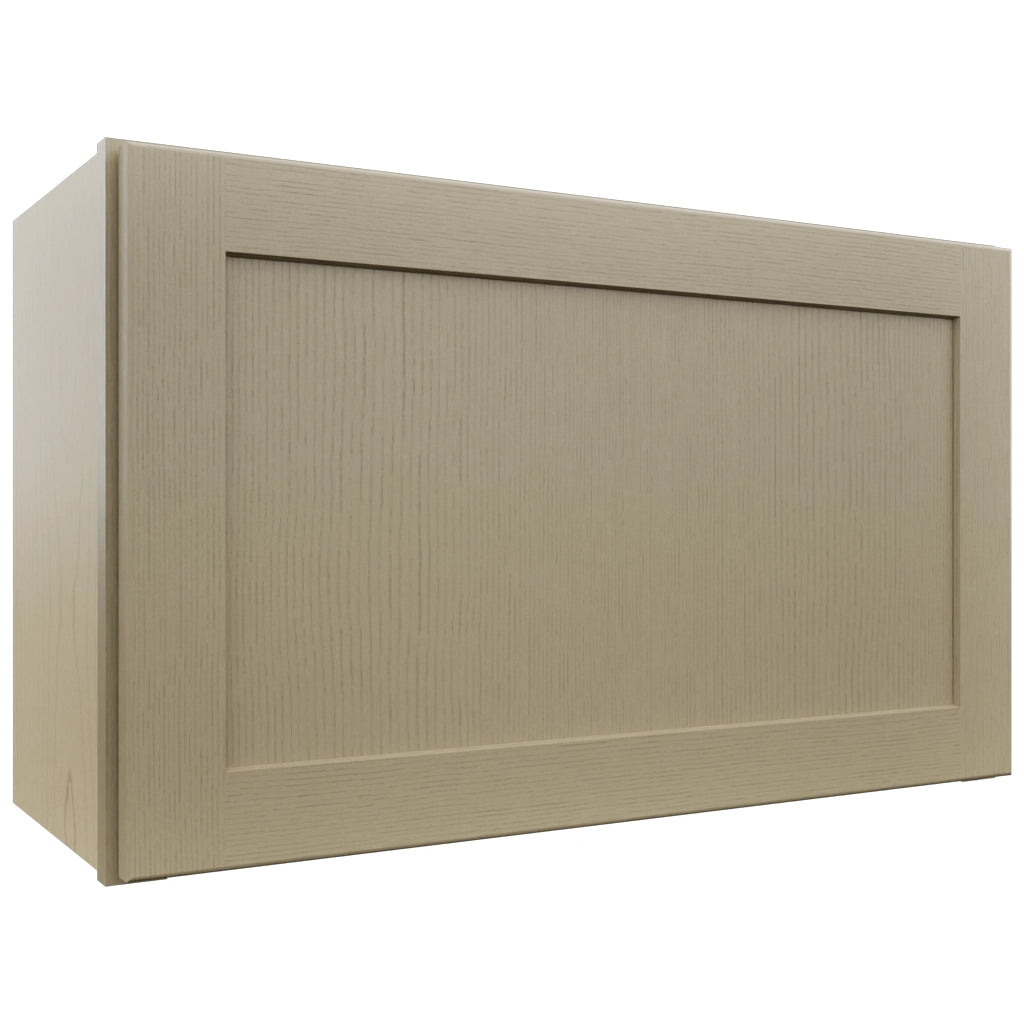 Fabuwood Galaxy Desert Oak WAC3018 Wall Appliance Cabinet, Front View