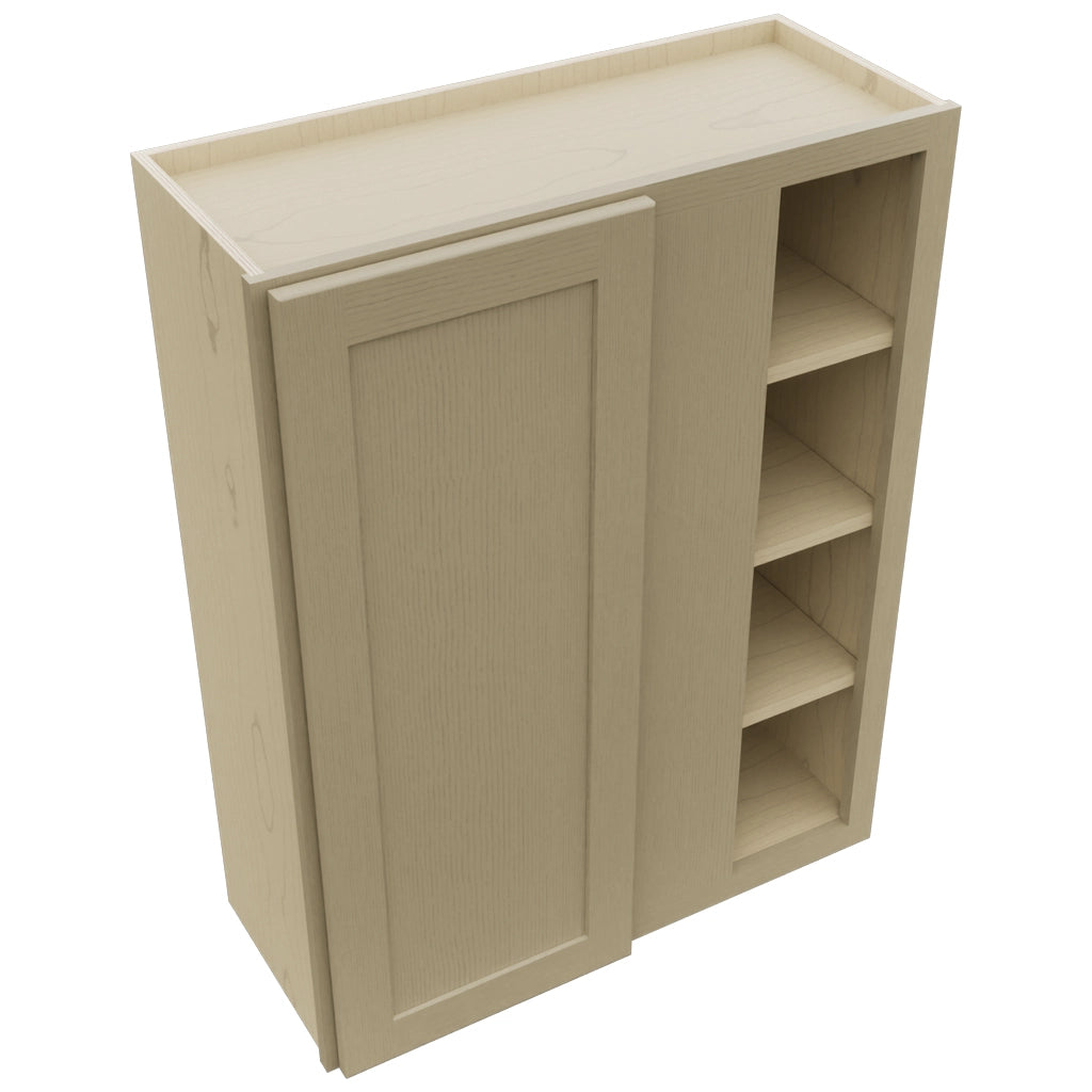 Fabuwood Galaxy Desert Oak WBC3039 Wall Corner Blind Cabinet, Top View