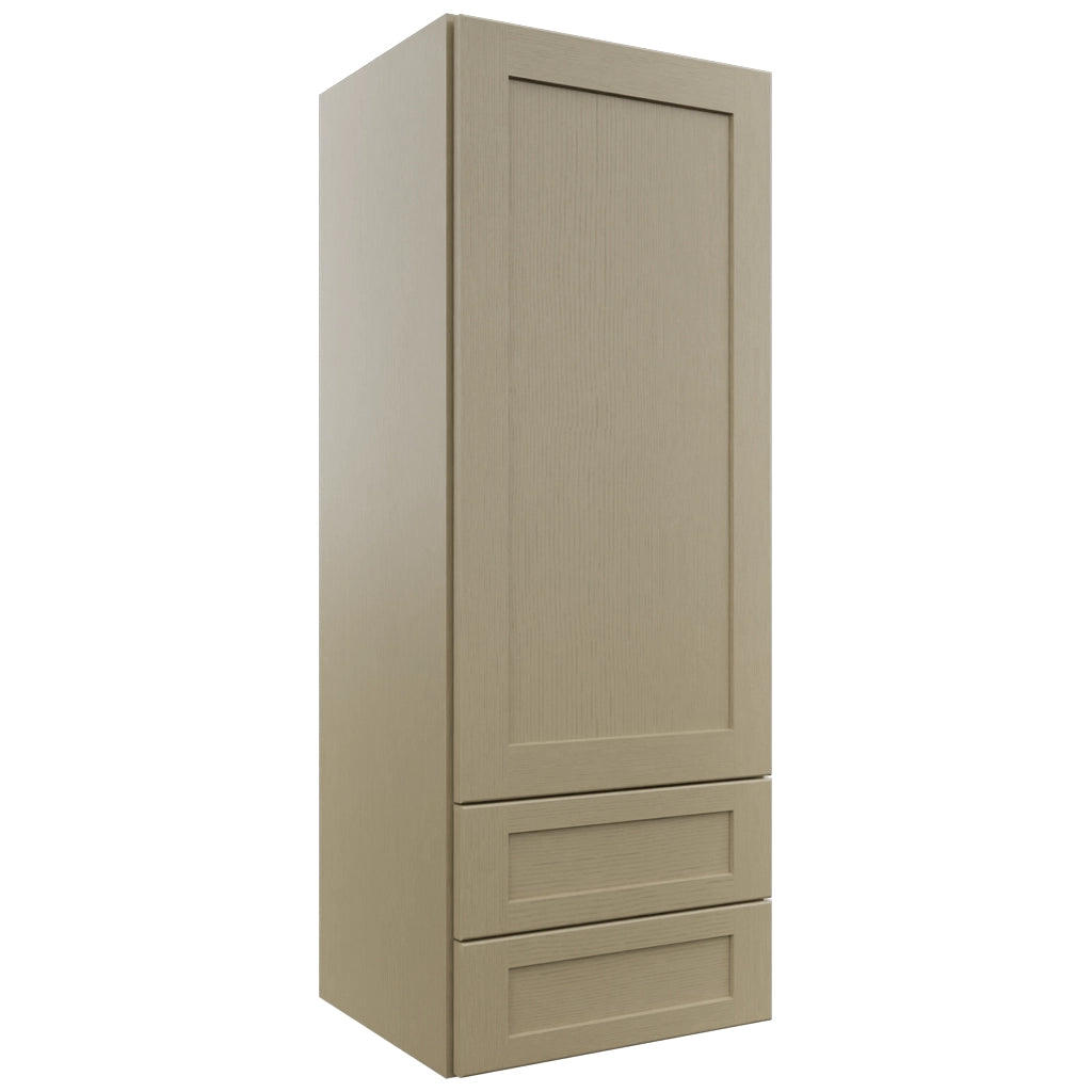 Fabuwood Galaxy Desert Oak WD1848 Wall Drawer Cabinet, Front View