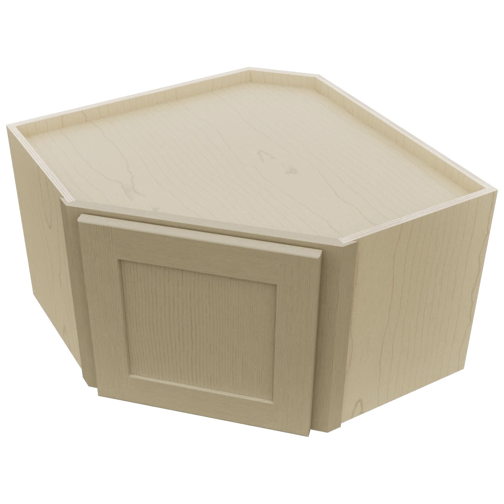 Fabuwood Galaxy Desert Oak WDC2415 Wall Corner Diagonal Cabinet, Top View