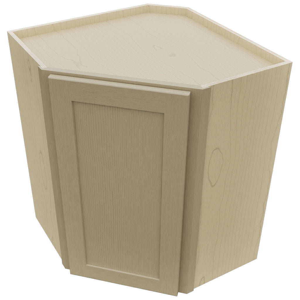 Fabuwood Galaxy Desert Oak WDC2430 Wall Corner Diagonal Cabinet, Top View