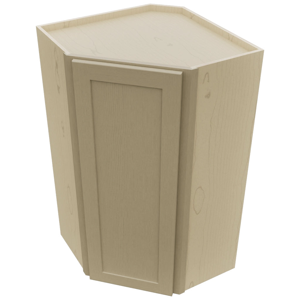 Fabuwood Galaxy Desert Oak WDC2442 Wall Corner Diagonal Cabinet, Top View