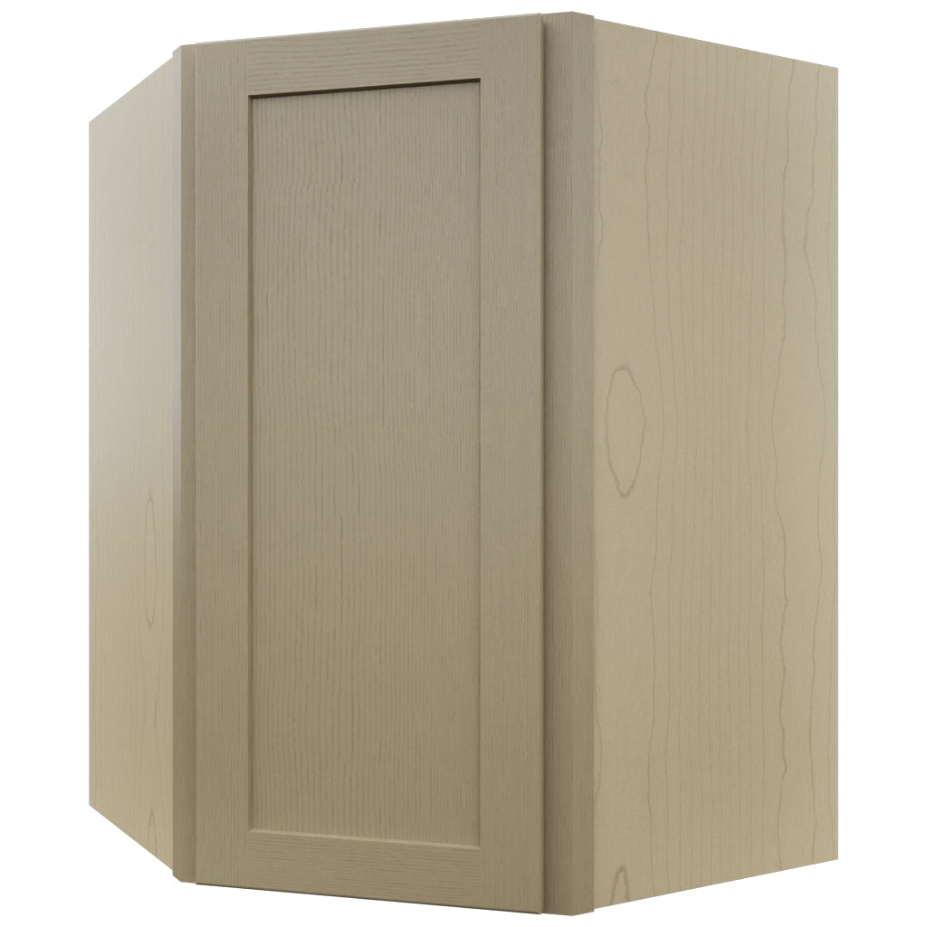 Fabuwood Galaxy Desert Oak WDC2736 Wall Corner Diagonal Cabinet, Front View