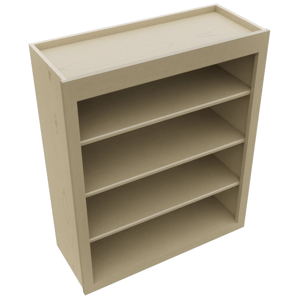Fabuwood Galaxy Desert Oak WOS3036 Wall Open Shelf, Top View