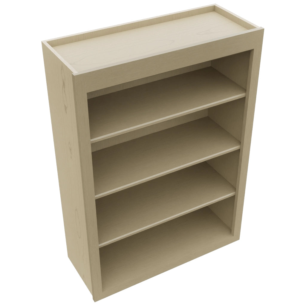 Fabuwood Galaxy Desert Oak WOS3042 Wall Open Shelf, Top View