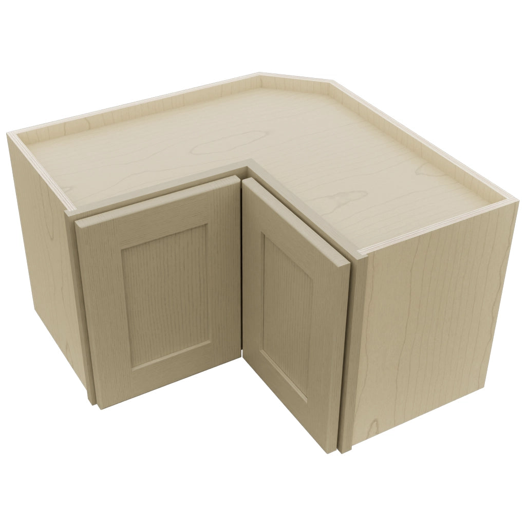 Fabuwood Galaxy Desert Oak WPC2415 Wall Corner Pie Cabinet, Top View