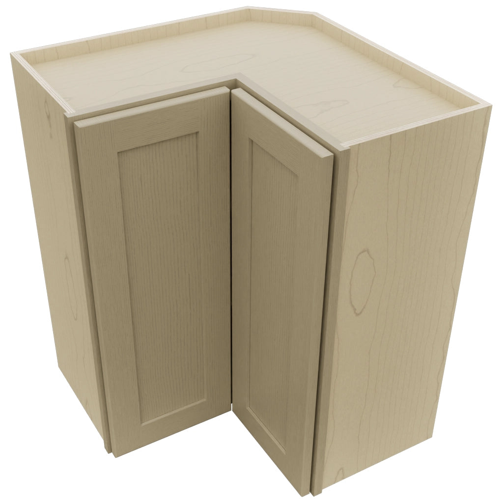 Fabuwood Galaxy Desert Oak WPC2430 Wall Corner Pie Cabinet, Top View