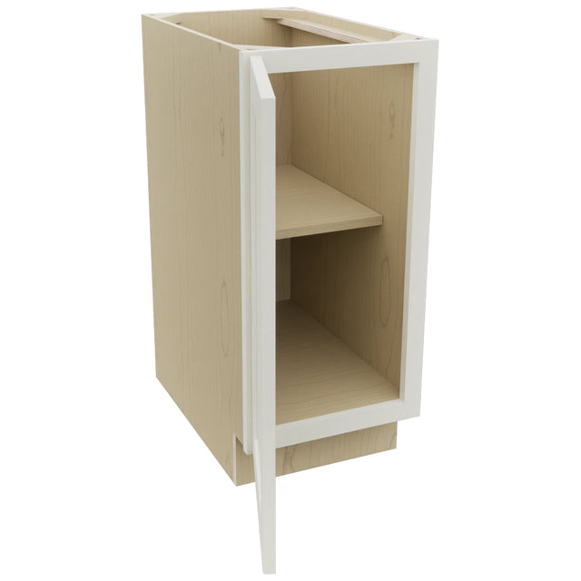 Fabuwood Galaxy Dove B15FD Base Full Door Cabinet, Open View