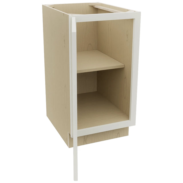 Fabuwood Galaxy Dove B18FD Base Full Door Cabinet, Open View