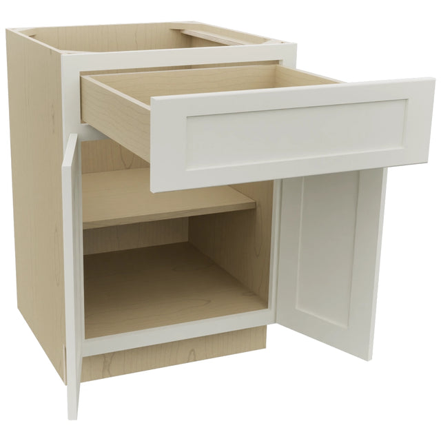 Fabuwood Galaxy Dove B24 Base Standard Cabinet, Open View
