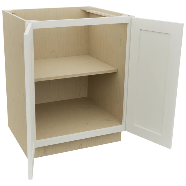 Fabuwood Galaxy Dove B27FD Base Full Door Cabinet, Open View