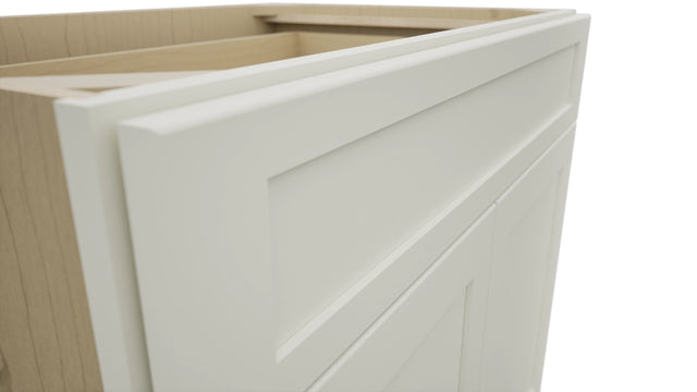 Fabuwood Galaxy Dove B36SDF Base Standard Cabinet, Detail View