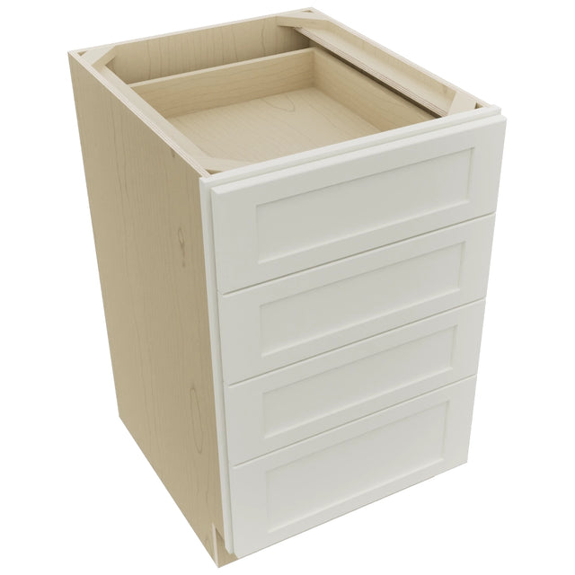 Fabuwood Galaxy Dove DB21-4 Base 4 Drawers Cabinet, Top View