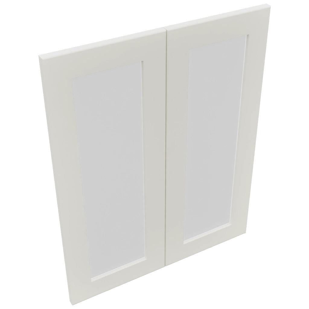 Fabuwood Galaxy Dove DS GDW2430 Wall Glass Door, Top View