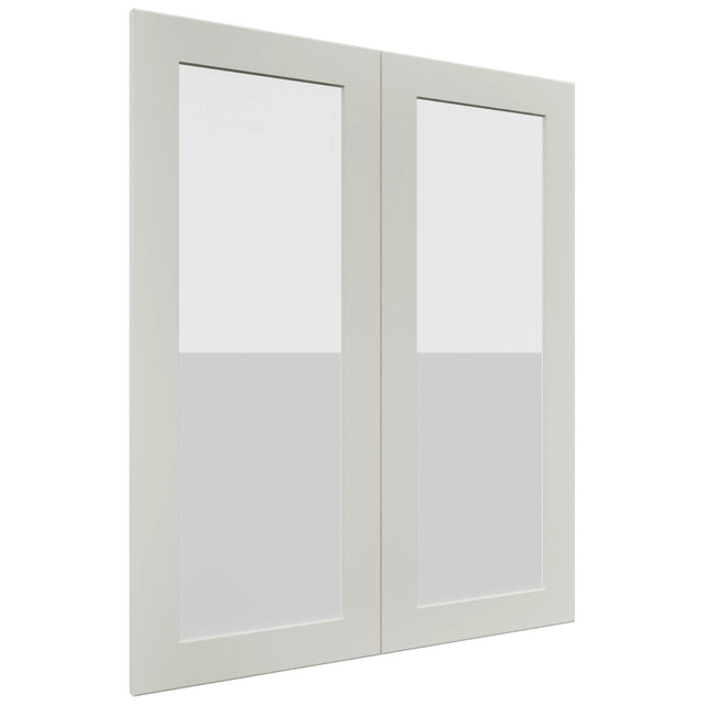Fabuwood Galaxy Dove DS GDW3036 Wall Glass Door, Front View