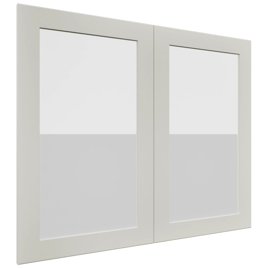 Fabuwood Galaxy Dove DS GDW3630 Wall Glass Door, Front View