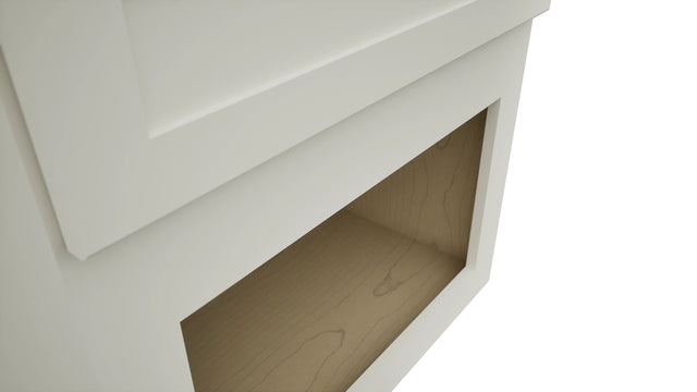 Fabuwood Galaxy Dove MC303021 Wall Microwave Cabinet, Detail View
