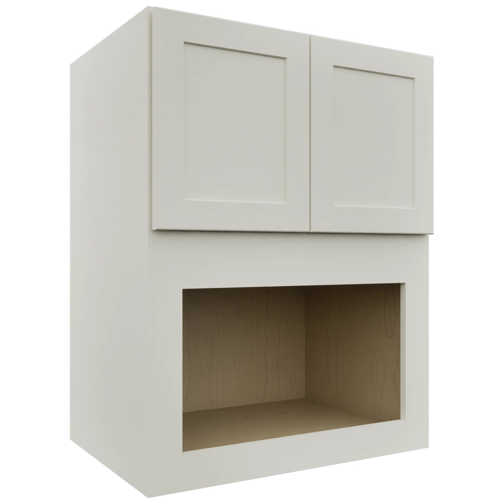 Fabuwood Galaxy Dove MC303921 Wall Microwave Cabinet, Front View