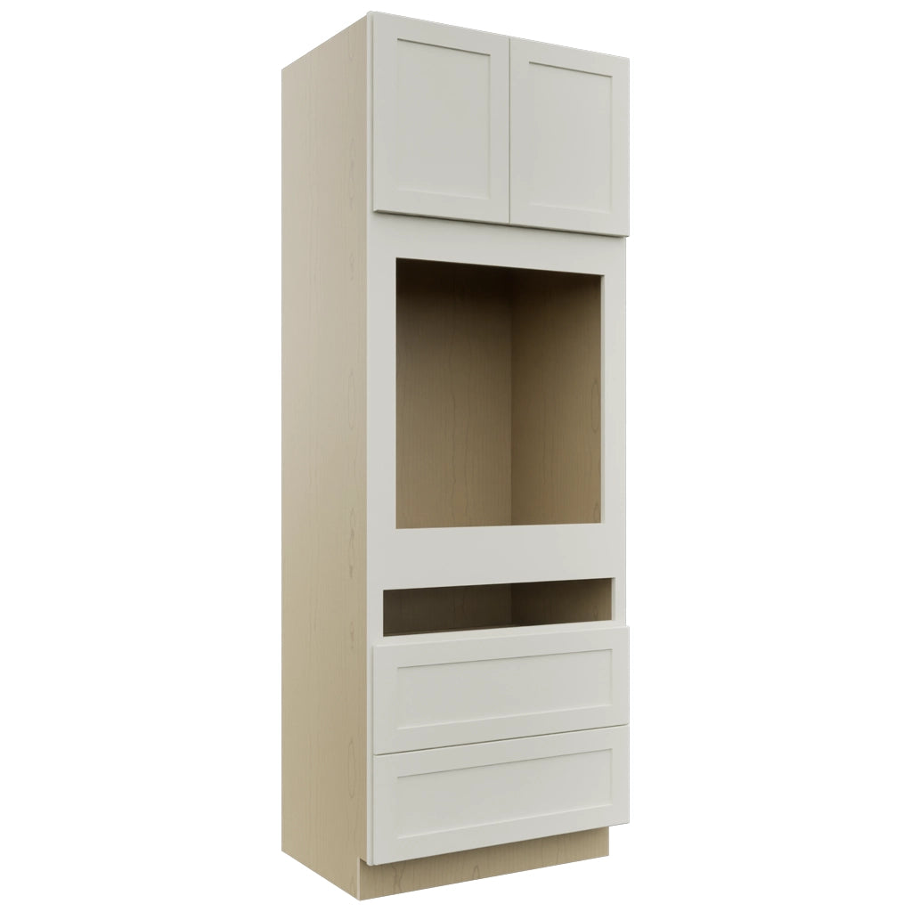Fabuwood Galaxy Dove OC3393C Tall Oven Cabinet Combo, Front View