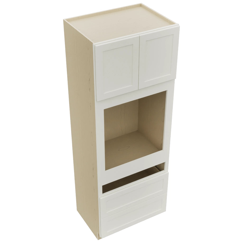 Fabuwood Galaxy Dove OC3393C Tall Oven Cabinet Combo, Top View