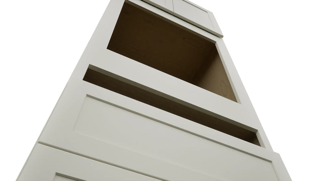 Fabuwood Galaxy Dove OC3393C Tall Oven Cabinet Combo, Detail View