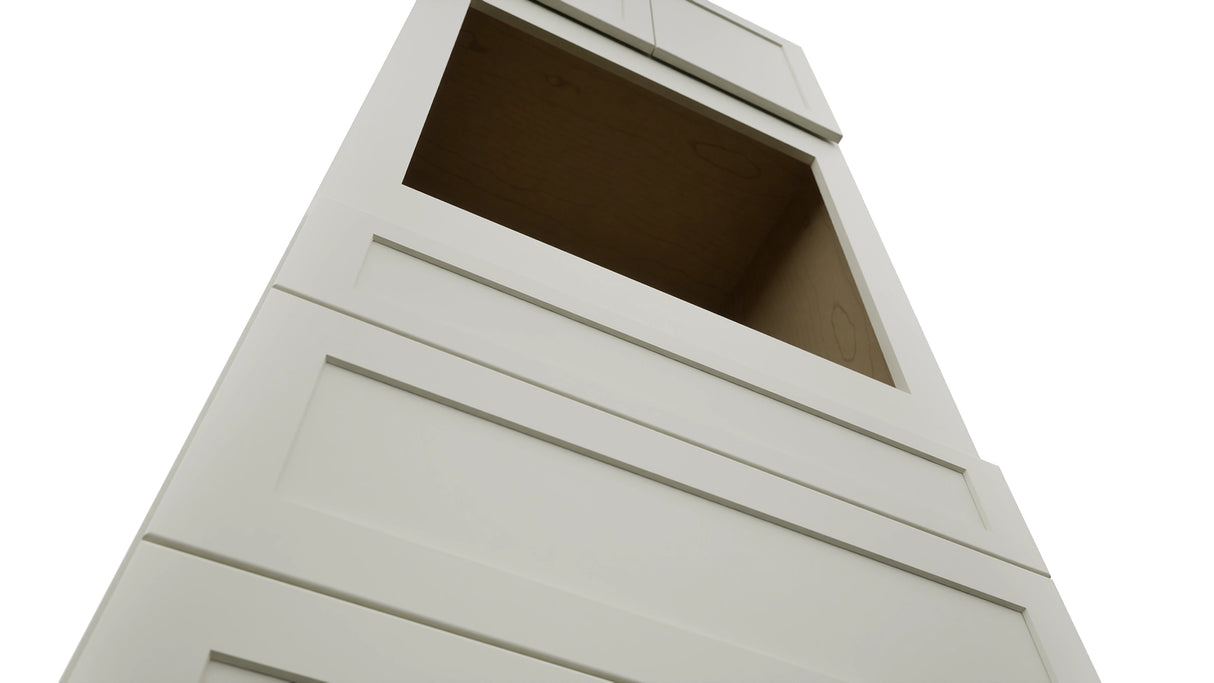 Fabuwood Galaxy Dove OC3393S Tall Oven Cabinet Single, Detail View