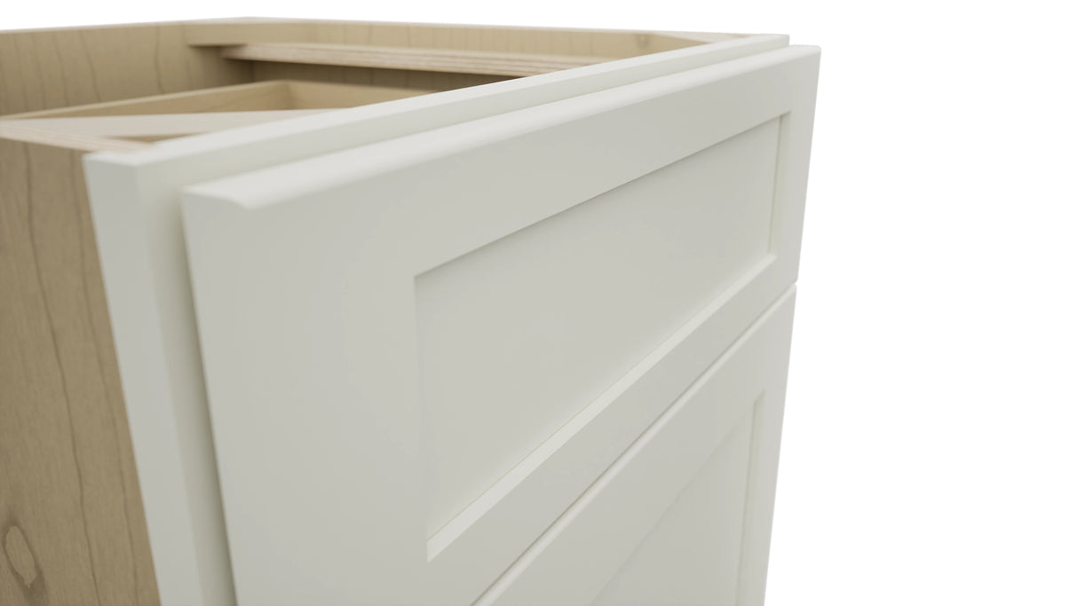 Fabuwood Galaxy Dove VB21-34 Vanity Base Standard Cabinet, Detail View