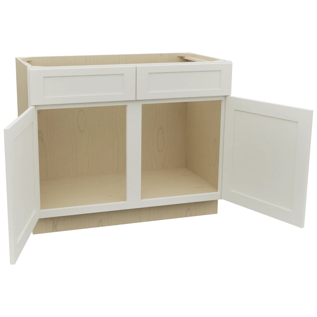 Fabuwood Galaxy Dove VSB42-34 Vanity Sink Cabinet, Open View