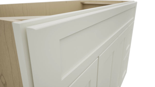 Fabuwood Galaxy Dove VSD30DR Vanity Combo Cabinet, Detail View