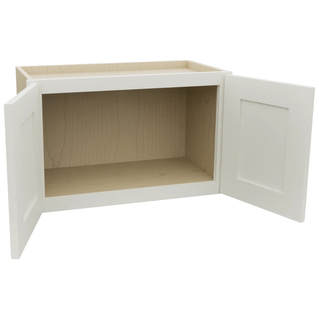 Fabuwood Galaxy Dove W2415 Wall Standard Cabinet, Open View
