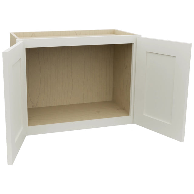 Fabuwood Galaxy Dove W2418 Wall Standard Cabinet, Open View