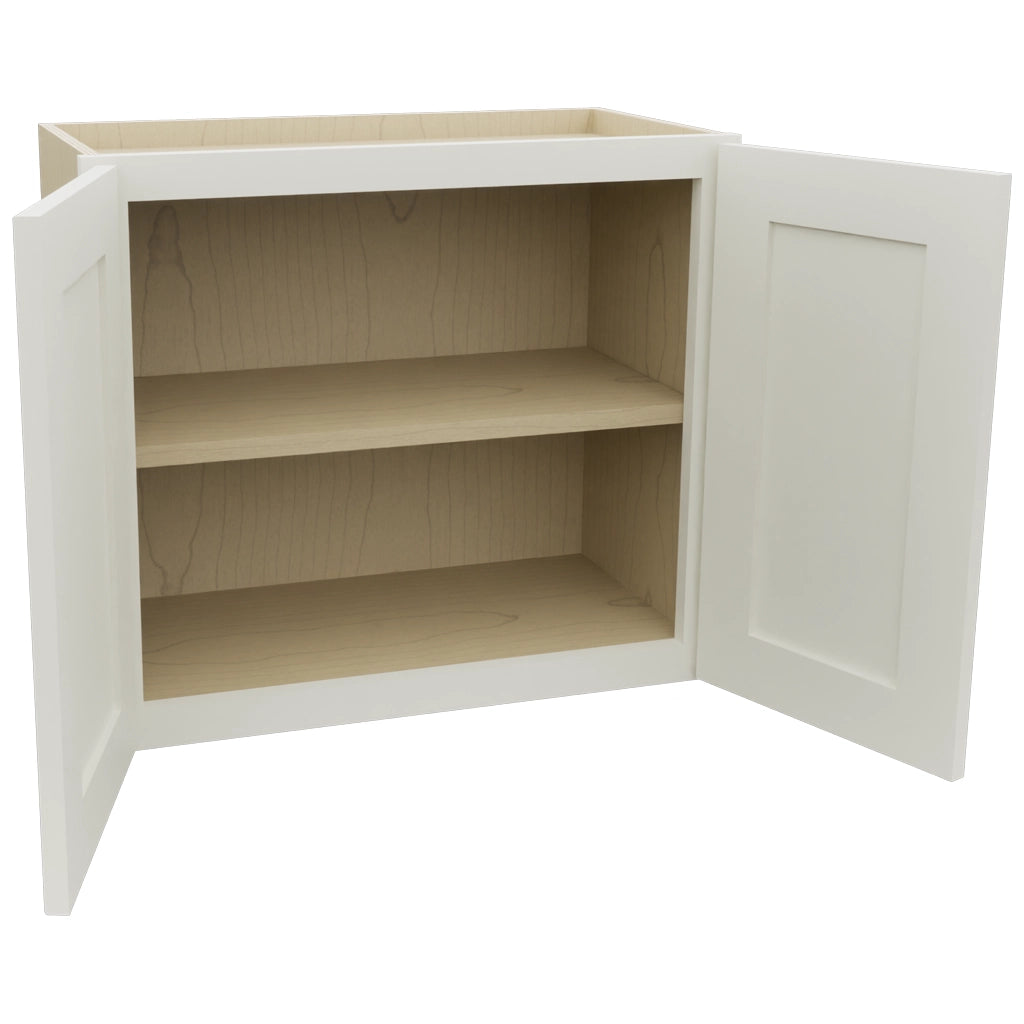 Fabuwood Galaxy Dove W2421 Wall Standard Cabinet, Open View