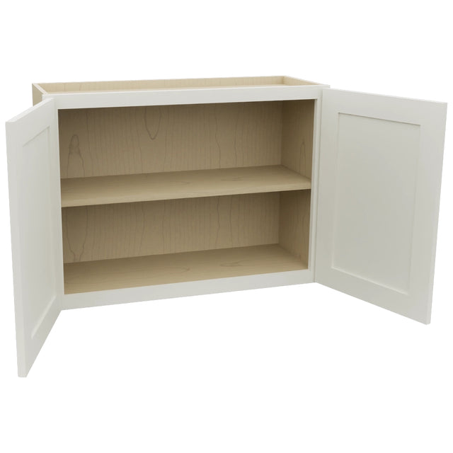 Fabuwood Galaxy Dove W3324 Wall Standard Cabinet, Open View