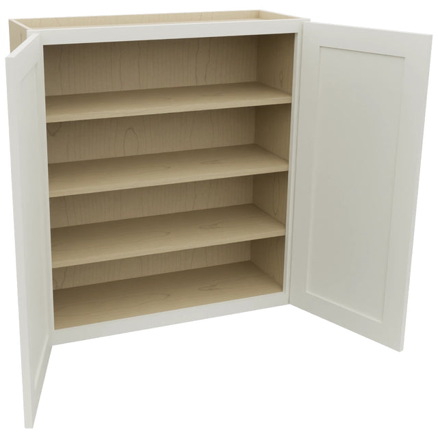 Fabuwood Galaxy Dove W3336 Wall Standard Cabinet, Open View