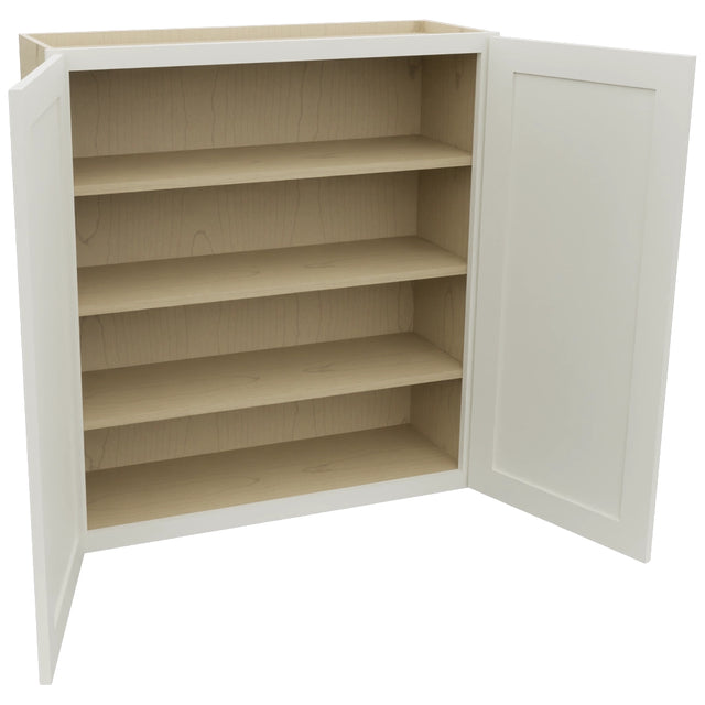 Fabuwood Galaxy Dove W3639 Wall Standard Cabinet, Open View