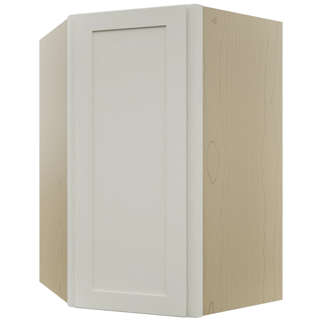 Fabuwood Galaxy Dove WDC2739 Wall Corner Diagonal Cabinet, Front View