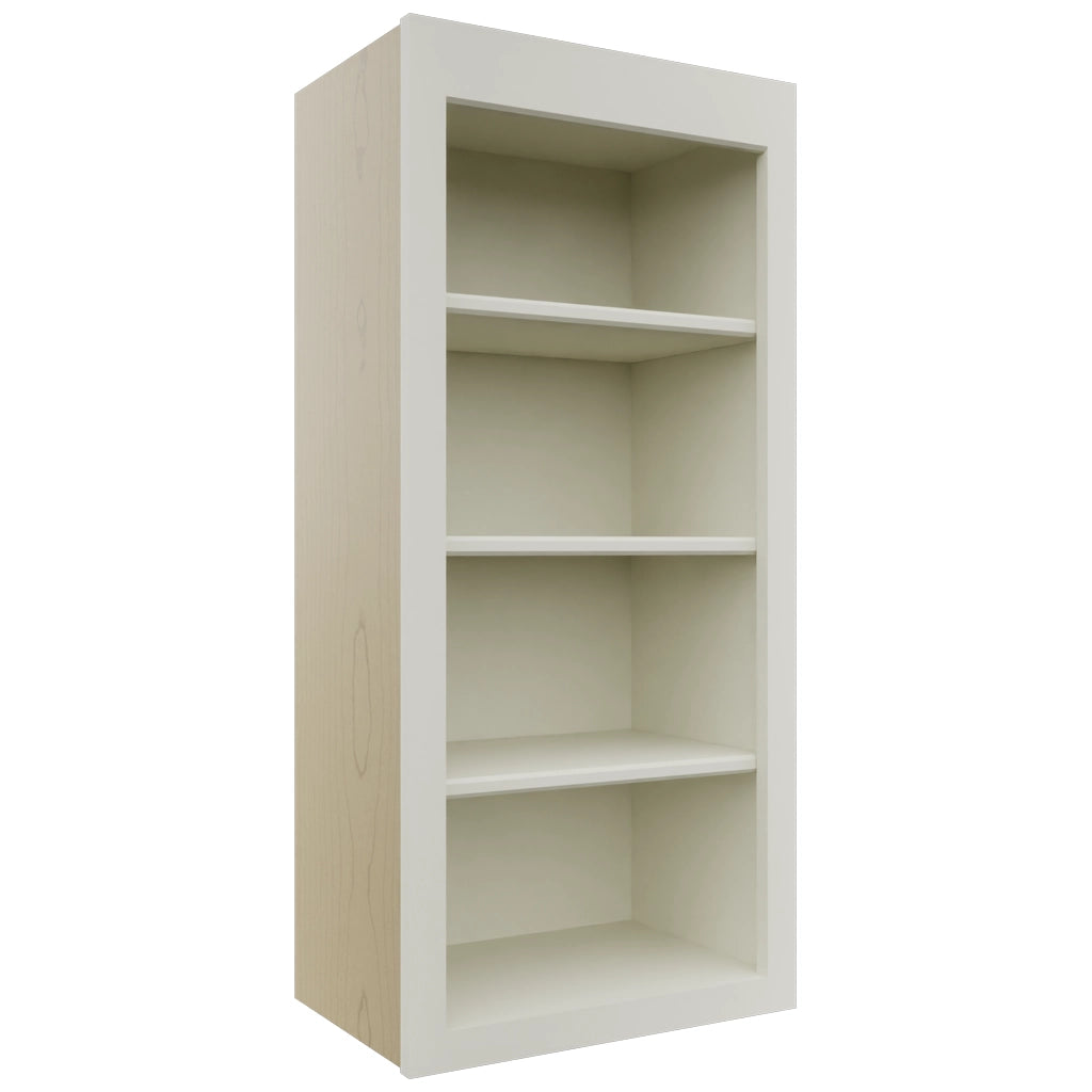 Fabuwood Galaxy Dove WOS1839 Wall Open Shelf, Front View
