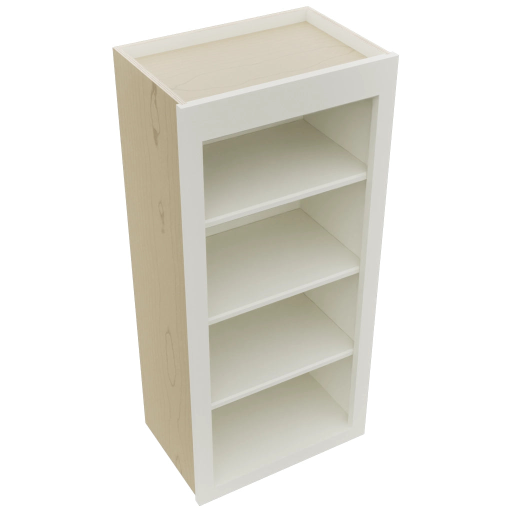 Fabuwood Galaxy Dove WOS1839 Wall Open Shelf, Top View