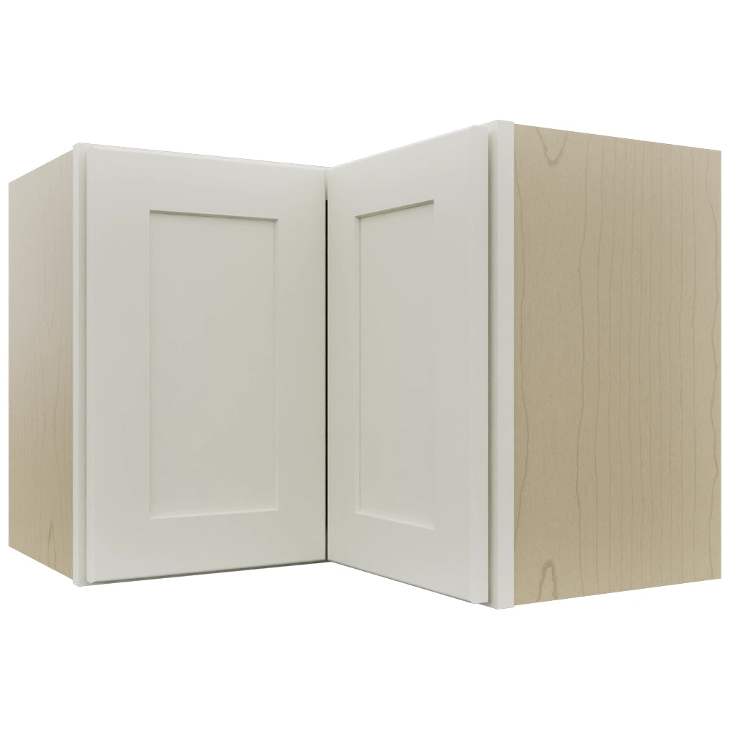 Fabuwood Galaxy Dove WPC2418 Wall Corner Pie Cabinet, Front View