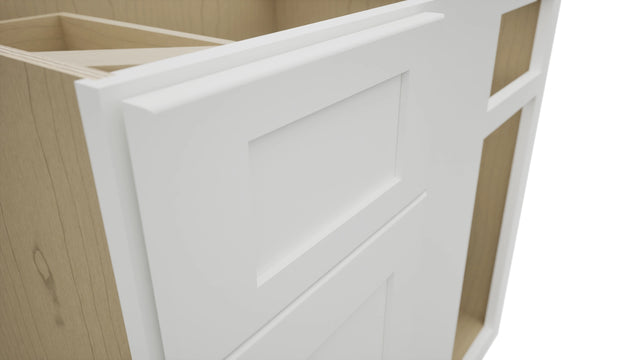 Fabuwood Galaxy Frost BLB39/42 Base Corner Blind Cabinet, Detail View