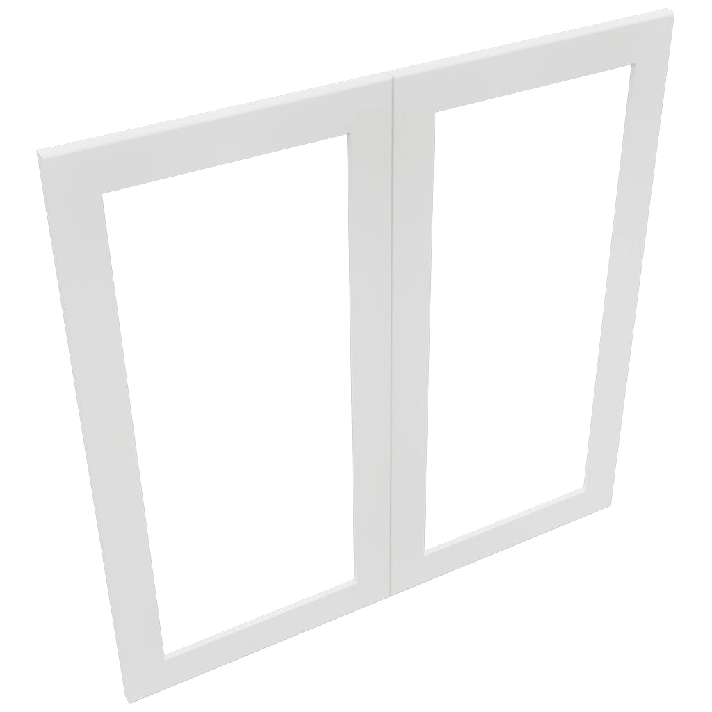 Fabuwood Galaxy Frost DS DFG3636 Wall Prepped Door, Top View