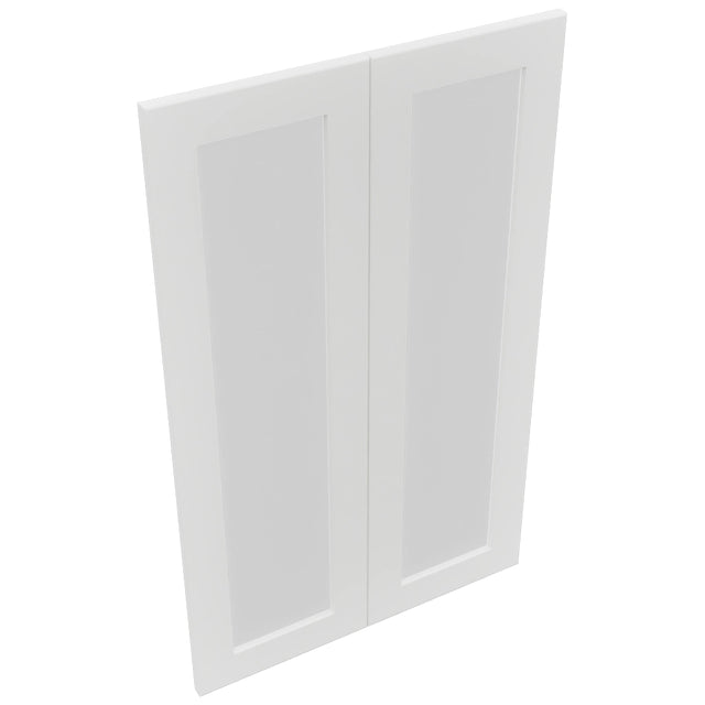 Fabuwood Galaxy Frost DS GDW2439 Wall Glass Door, Top View