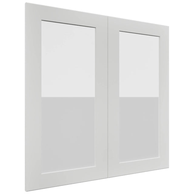 Fabuwood Galaxy Frost DS GDW3030 Wall Glass Door, Front View