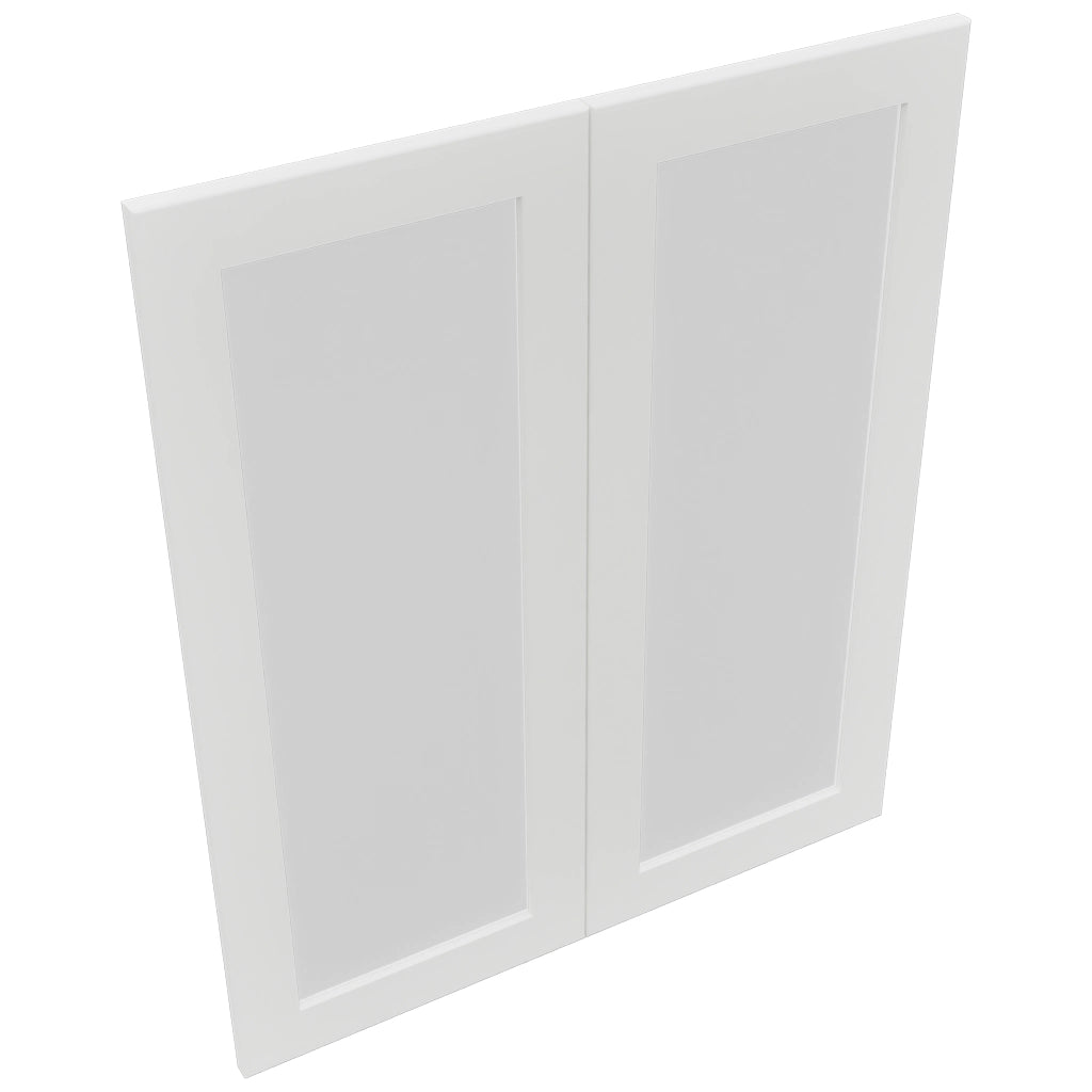 Fabuwood Galaxy Frost DS GDW3036 Wall Glass Door, Top View