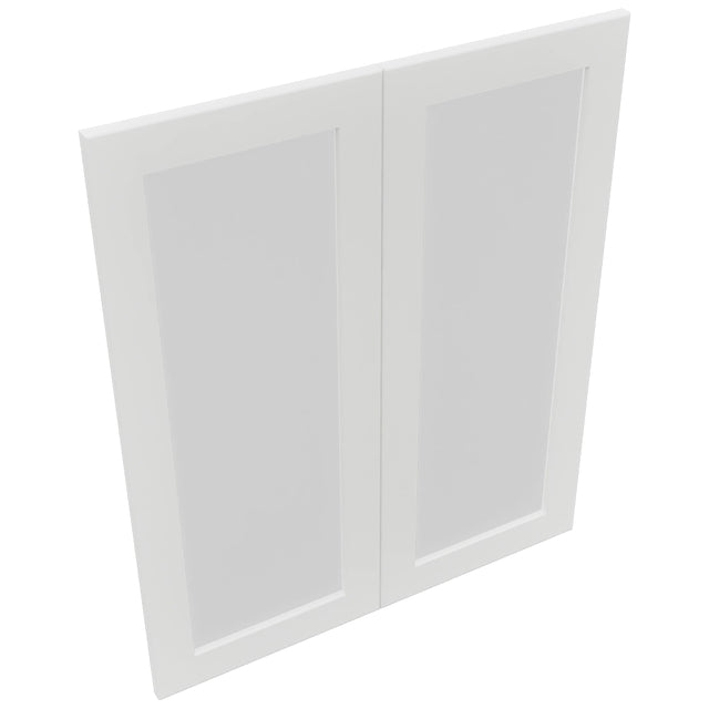 Fabuwood Galaxy Frost DS GDW3036 Wall Glass Door, Top View