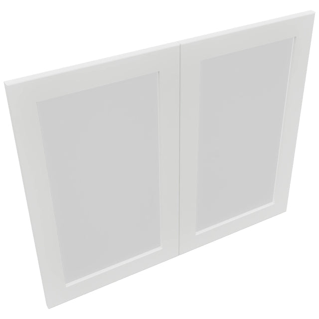 Fabuwood Galaxy Frost DS GDW3630 Wall Glass Door, Top View