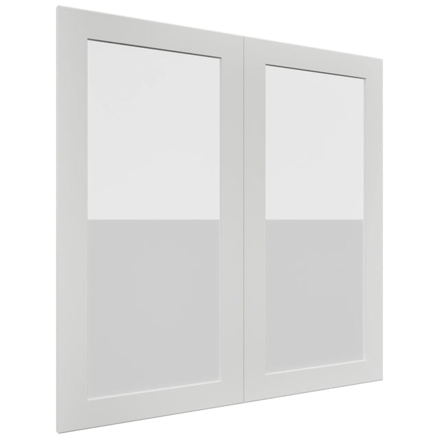 Fabuwood Galaxy Frost DS GDW3636 Wall Glass Door, Front View