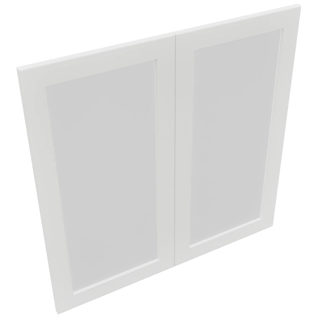 Fabuwood Galaxy Frost DS GDW3636 Wall Glass Door, Top View
