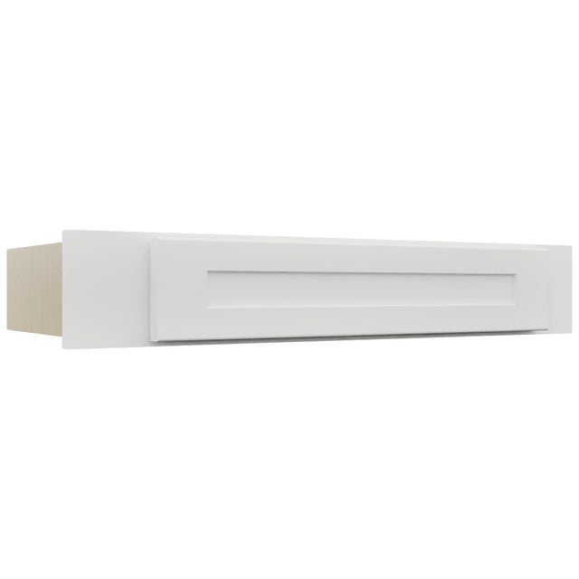 Fabuwood Galaxy Frost KD30 Vanity Desk, Front View